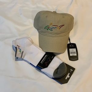 NWT Greg Norman hat and socks